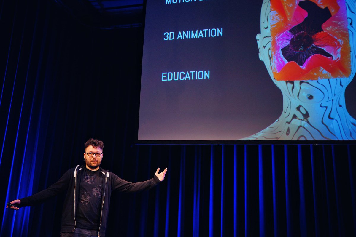 Hello @the_mantissa, more #motiongraphics today! #bcon17 #b3d