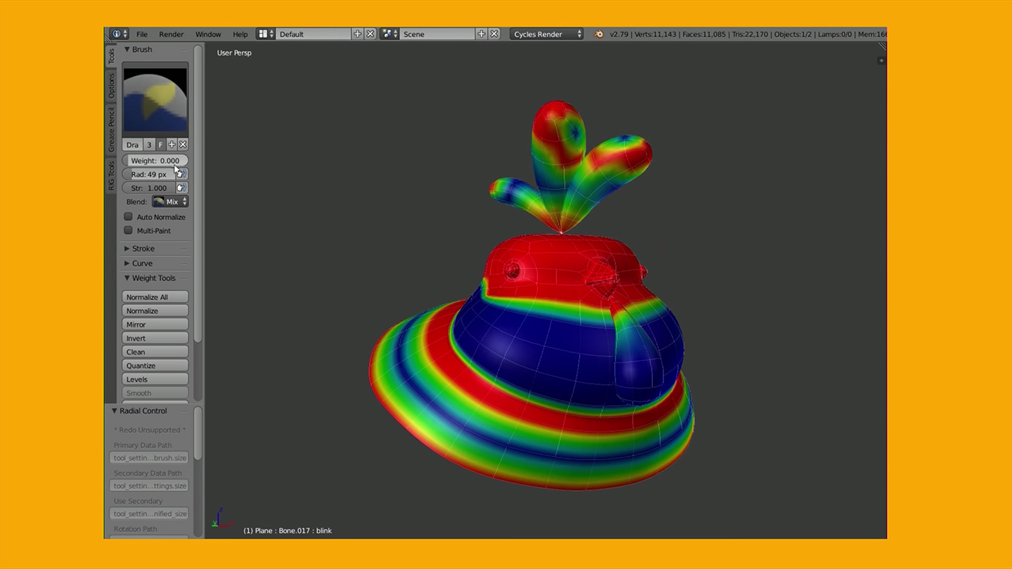 Screengrabs from the Blender Conference Stream