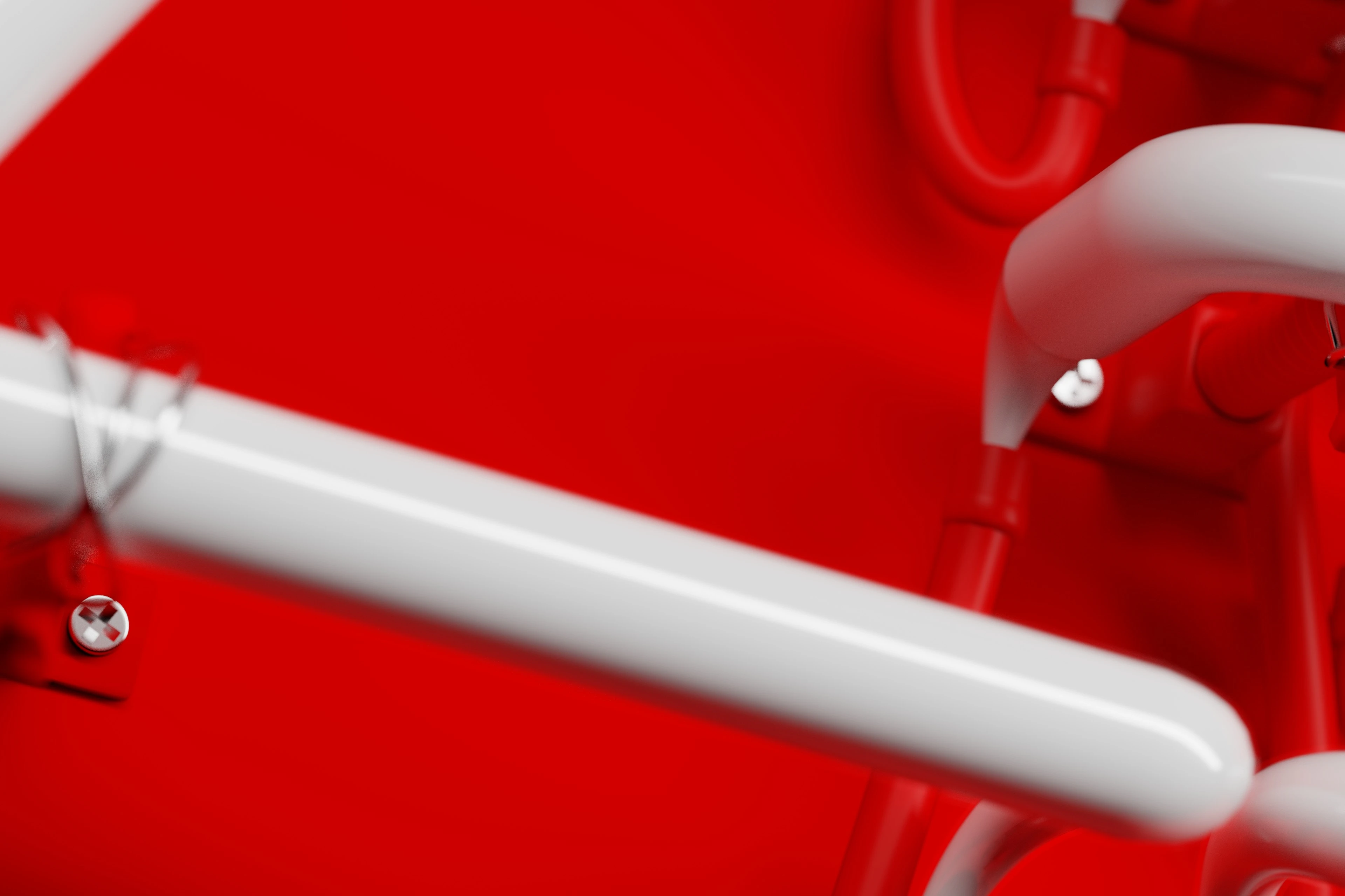 Abstract 3D neon Sign rendering