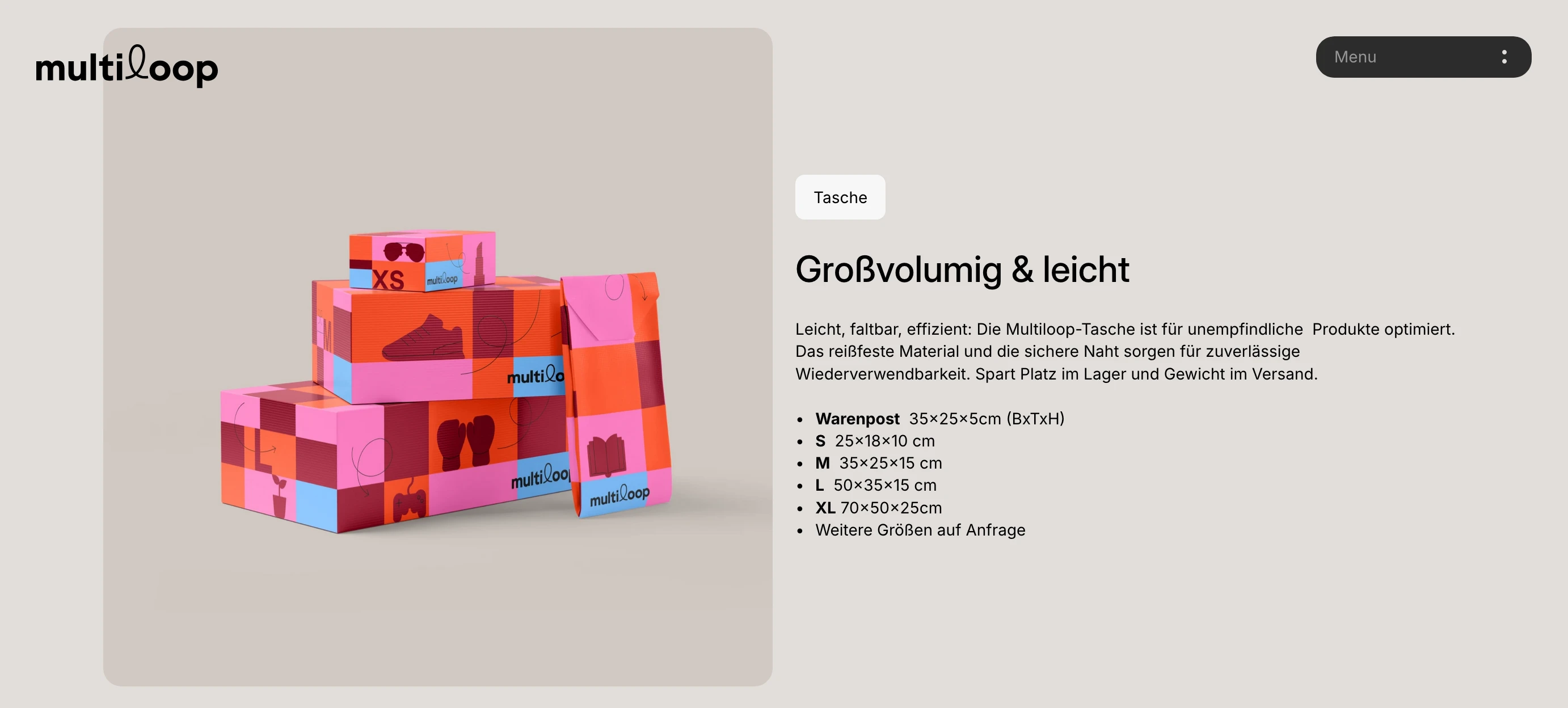 Product renderings used on the website