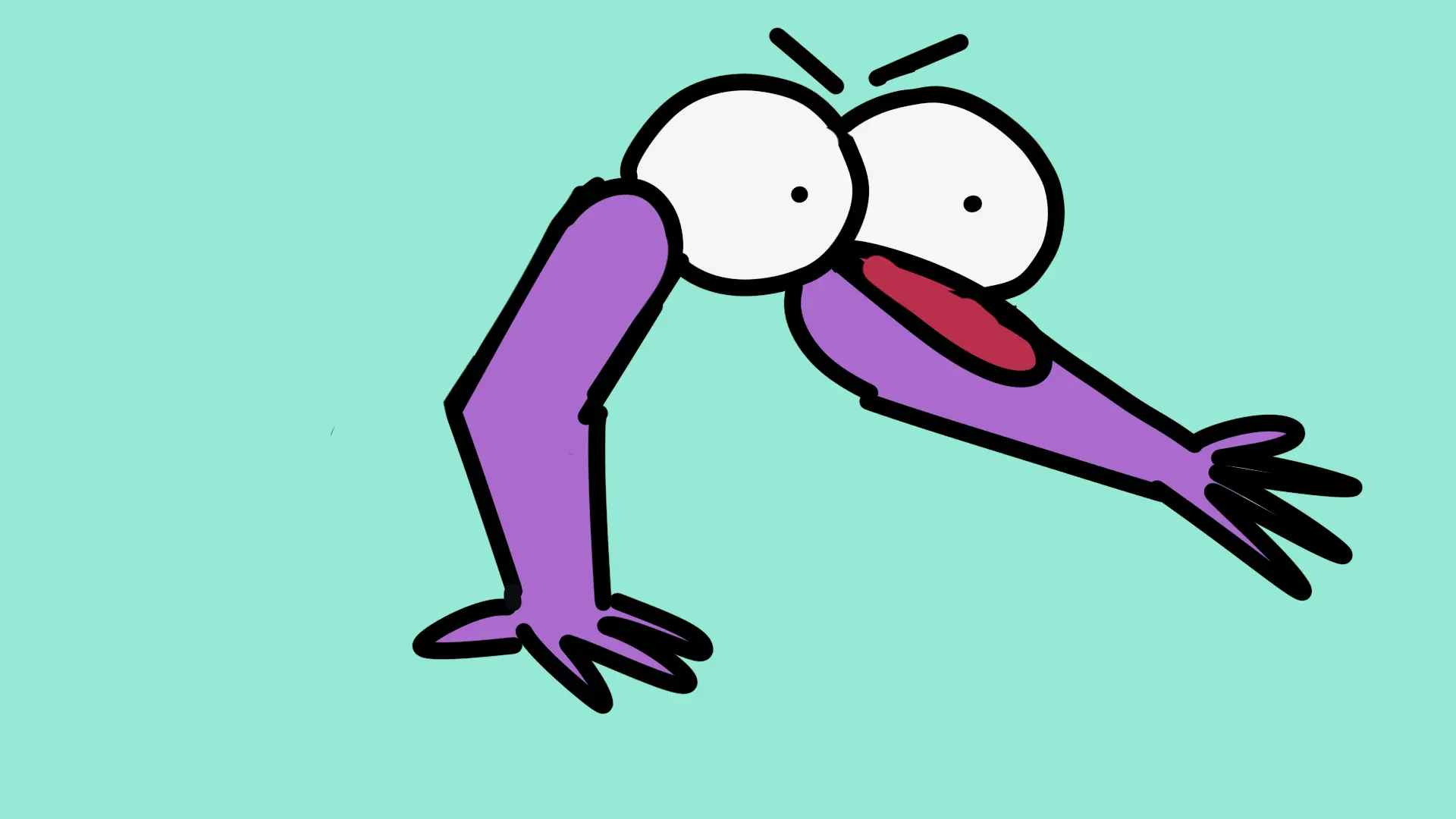 Frame by Frame Animation of a weird character