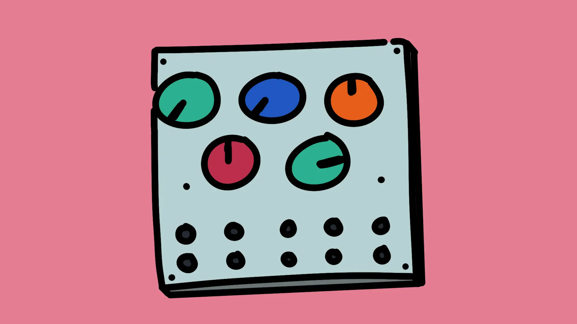 Frame by Frame Animation of a morphing synthesizer module