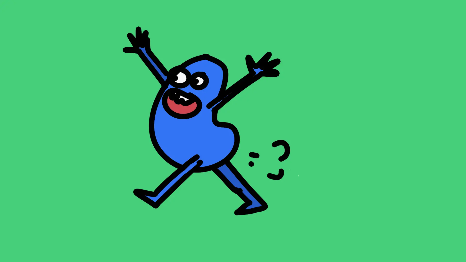 Frame by Frame Animation of a weird walk